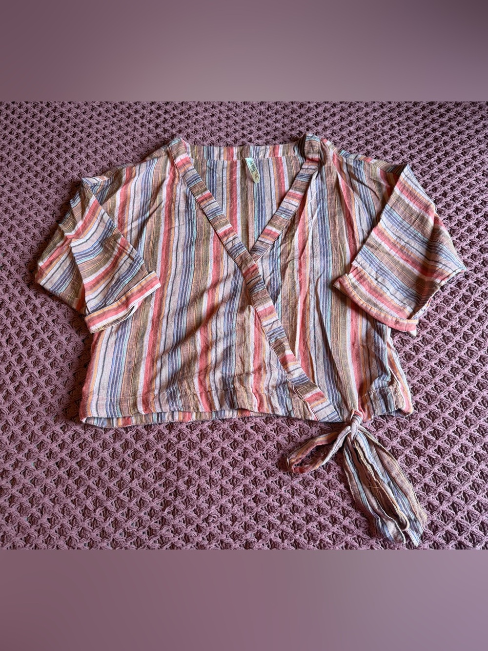 girl krazy Multicolor Wrap Blouse
